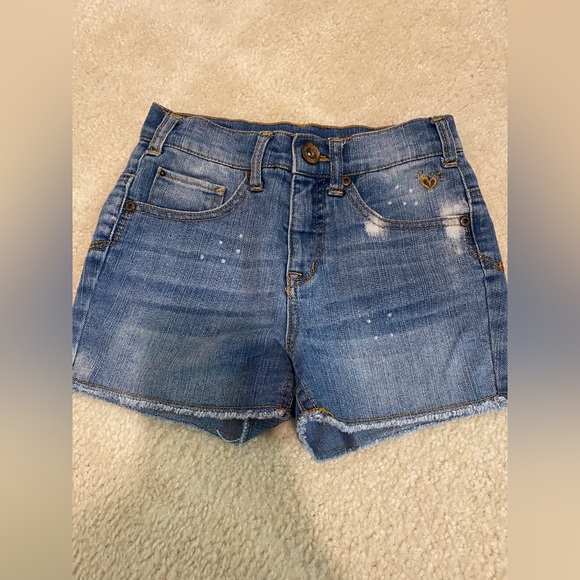 Jean Shorts Justice Premium - Taille 18R (jeune Fille) - Motif Palmier - Taille Haute